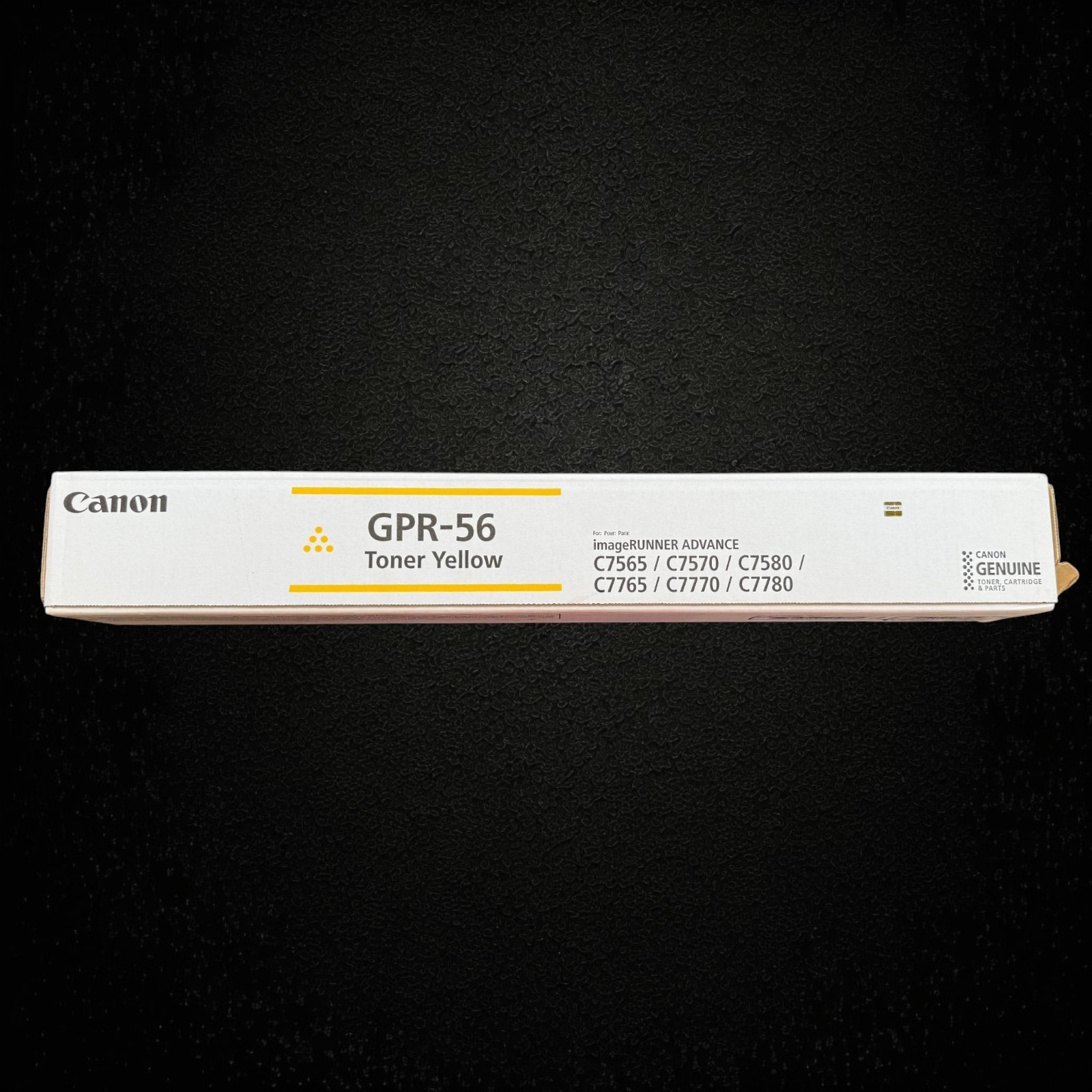 Canon Genuine GPR-56 Yellow Toner Cartridge OEM 1001C003AA C7565 C7570 C7580 New