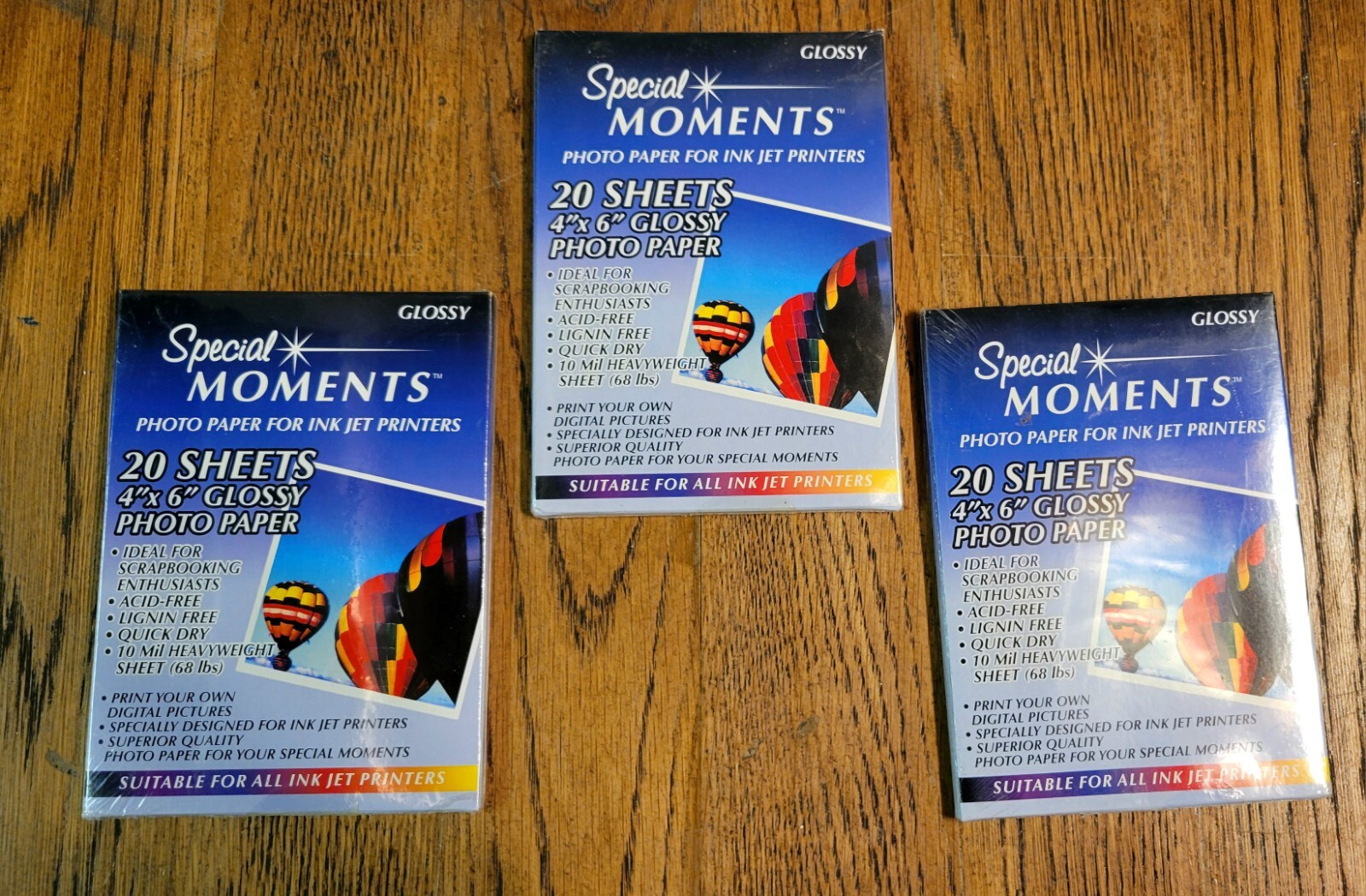 Special Moments Photo Paper For Inkjet 60 4x6 Sheets