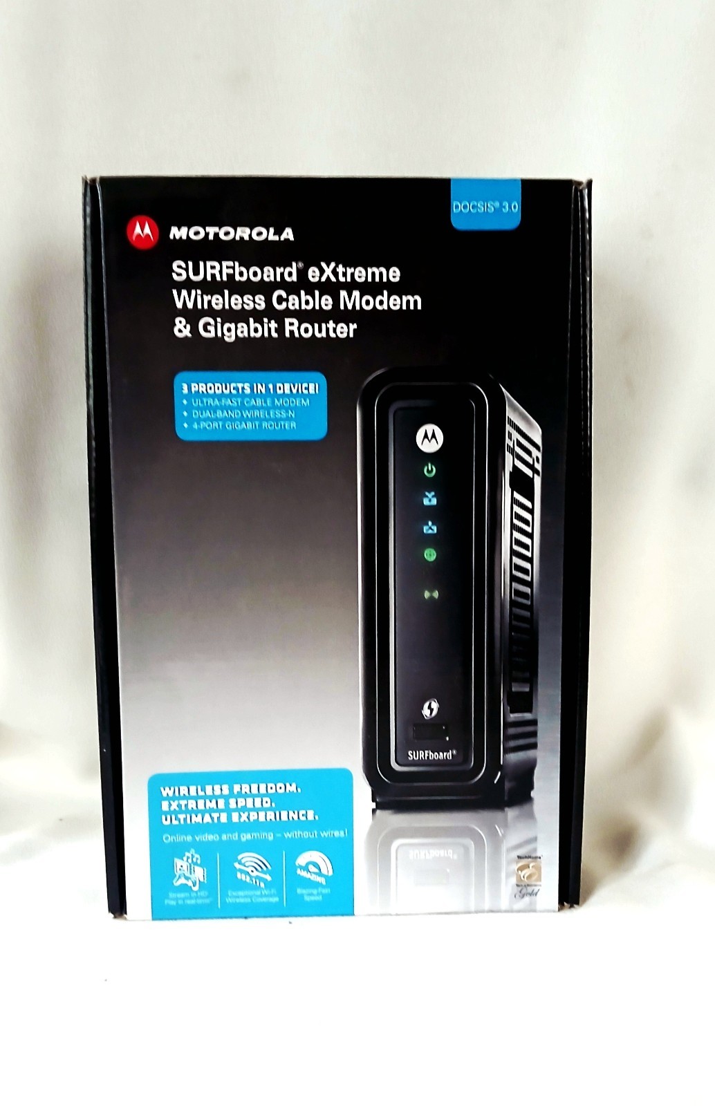 Motorola SURFboard SBG6580 Wireless Cable Modem & Gigabit Router DOCSIS 3.0