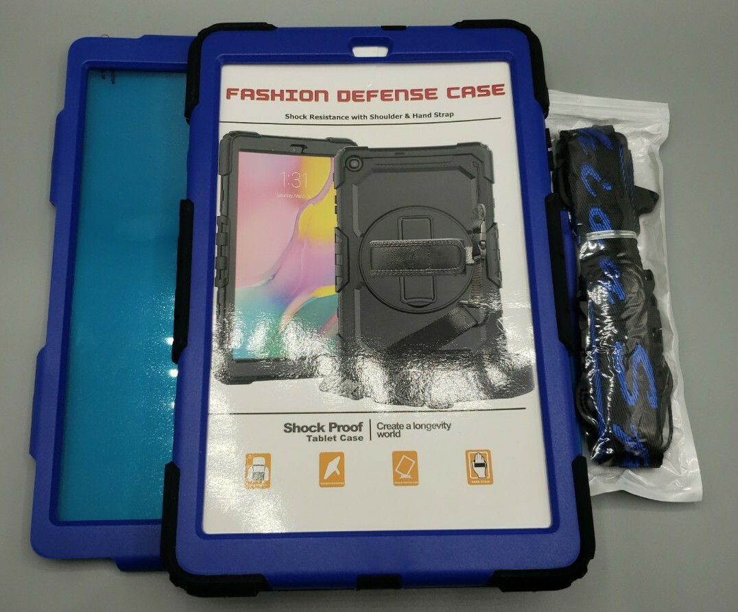 Seymac Fashion Defense Case Y2 SD T510 Blue / Black Case, New