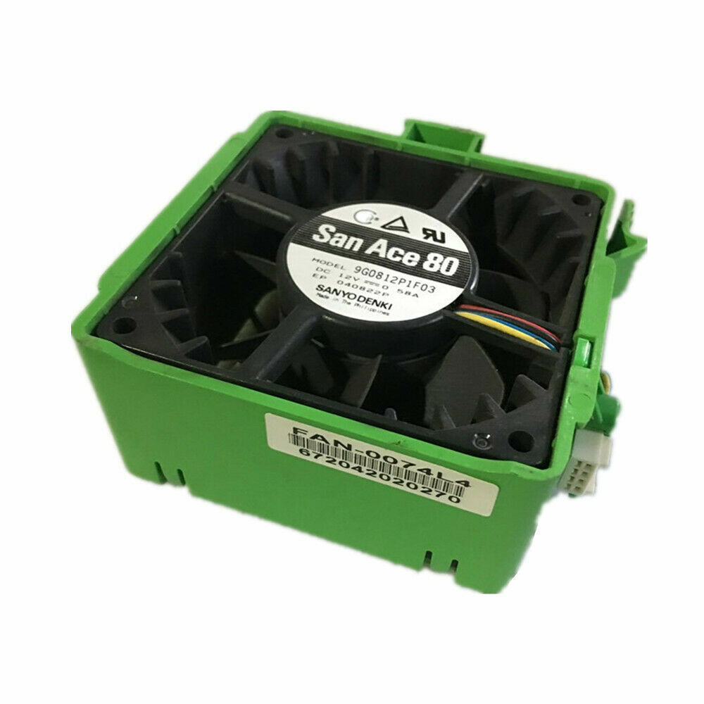 1X  4-Pin Hot Swap Fan FAN-0074L4  San Ace 80 9G0812P1F03