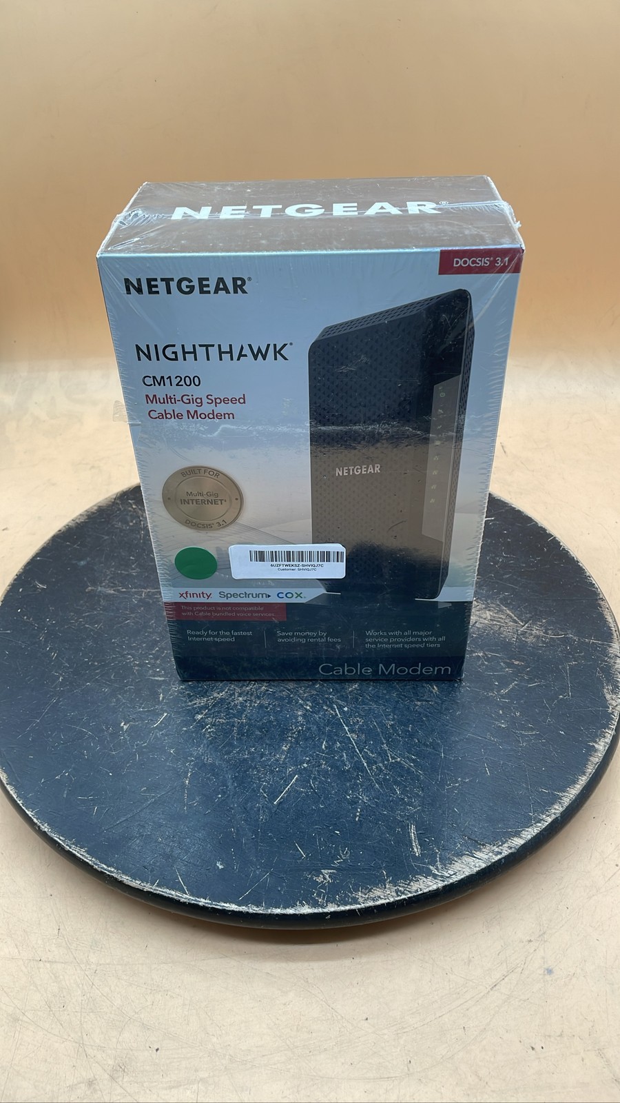 Netgear Nighthawk CM1200 Multi-Gig Speed Cable Modem DOCSIS 3.1 Device Unit