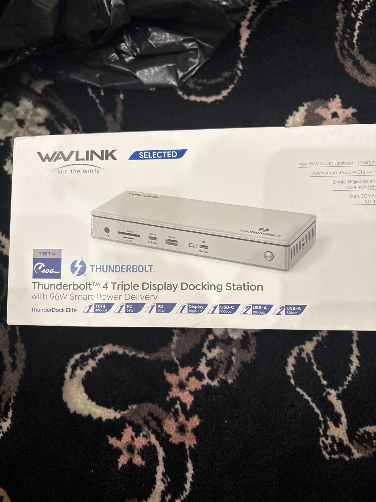 Wavlink Thunderbolt 4 Triple Display Docking Station (ThunderDock Elite 40GBPS)