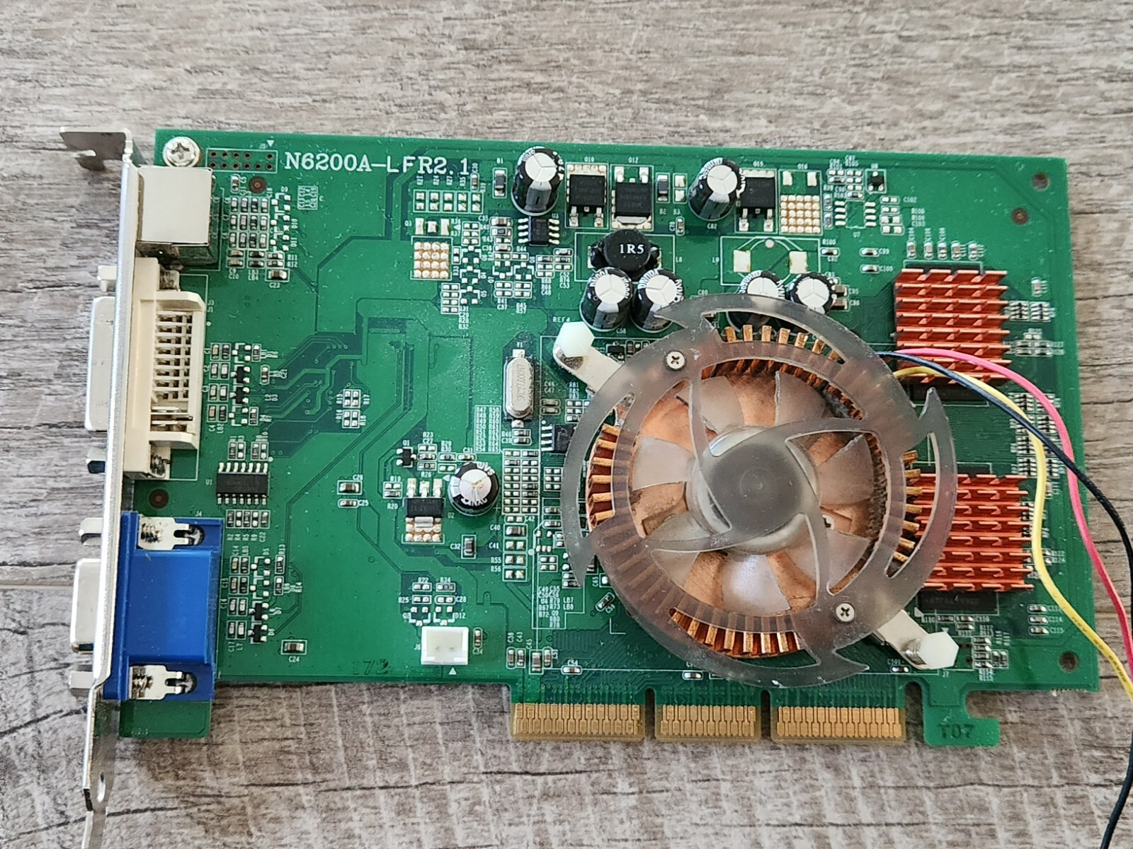 RARE WORKS BFG Tech Nvidia GeForce 6200 OC 256MB DDR AGP Video Card Ships Quick