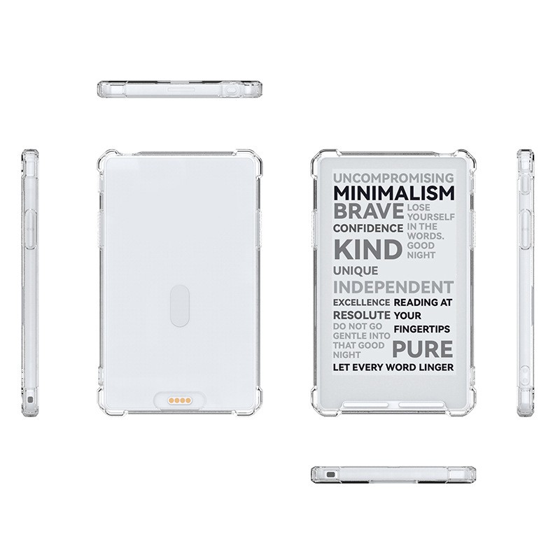 TPU Transparent Case for XTEINK X4 Classic 4.3" Shockproof Protective Cover