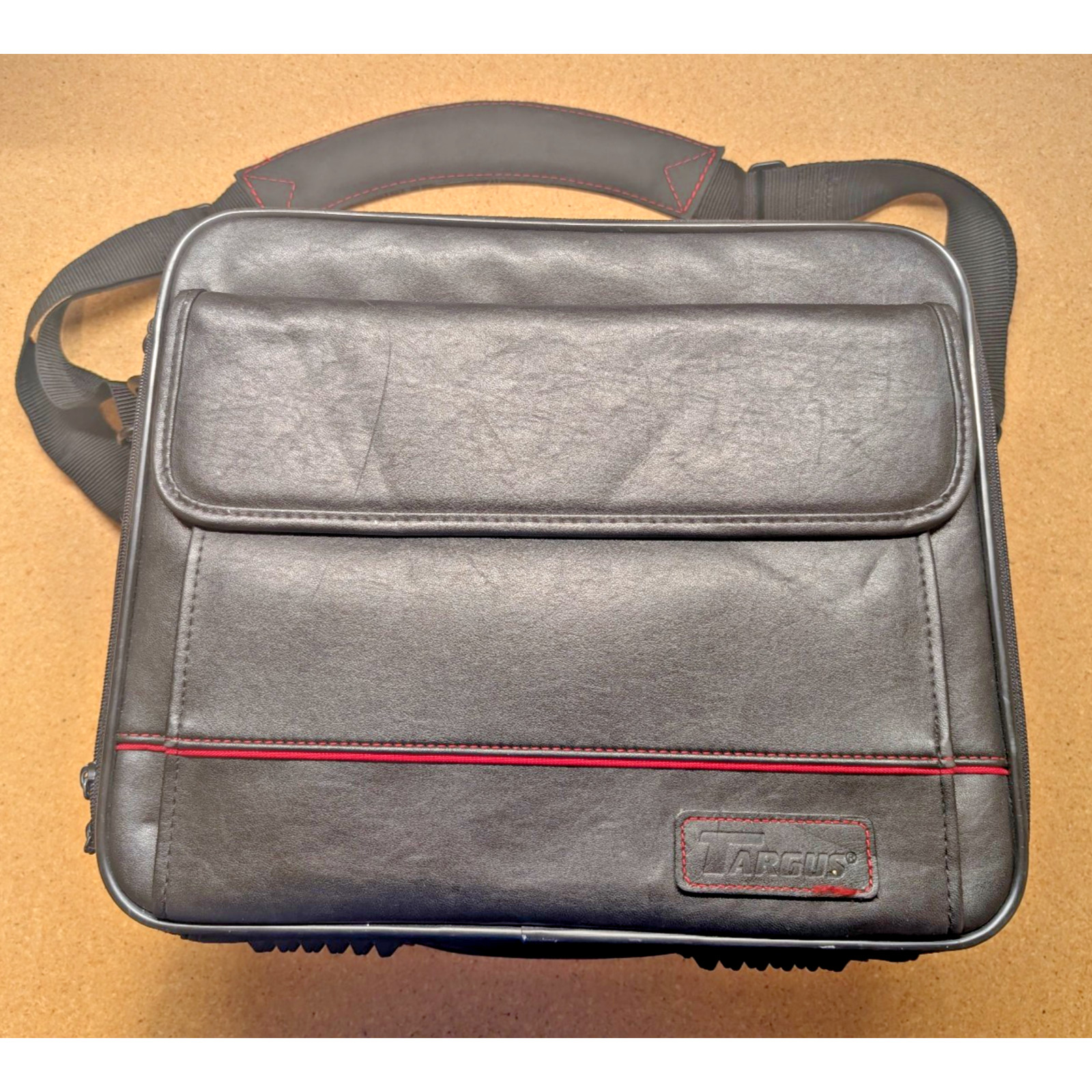 Vintage Targus Laptop Bag Case w Strap 13x11" Retro 90s 2000s Y2K
