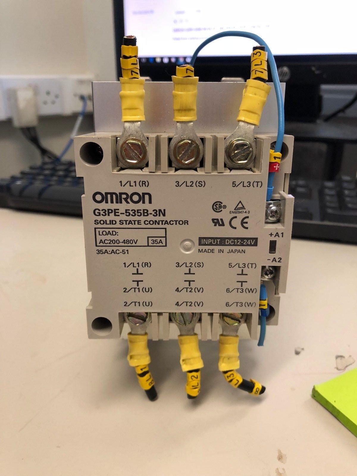 OMRON G3PE-535B-3N DC12 - 24V SOLID STATE CONTACTOR