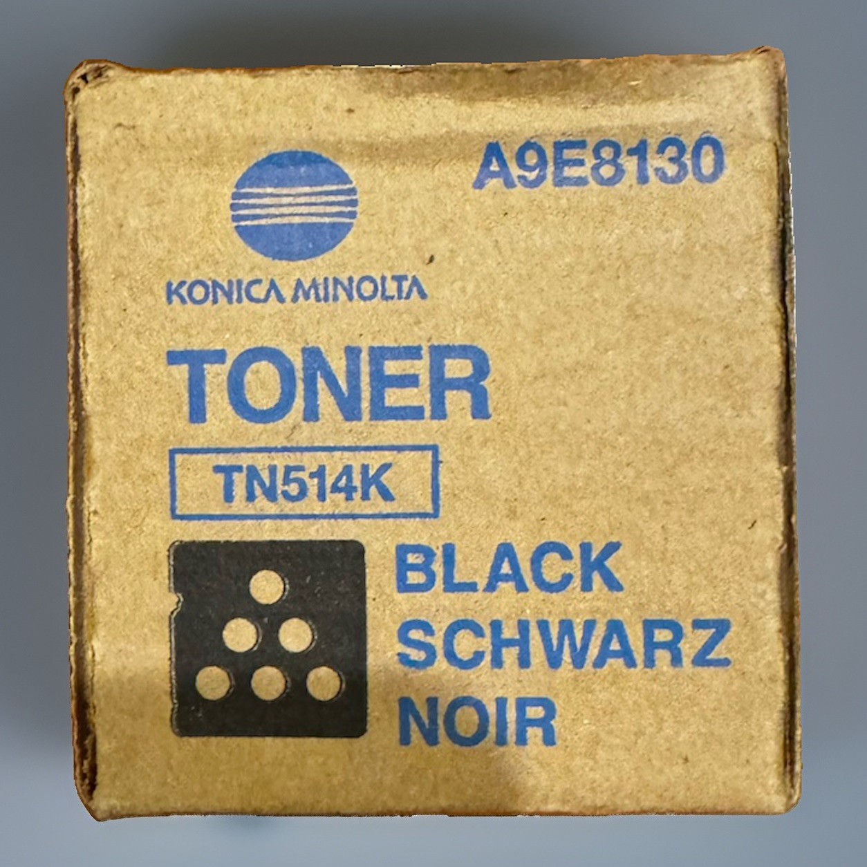 KONICA MINOLTA TN514K BLACK TONER CARTRIDGE GENUINE A9E8130 LASER