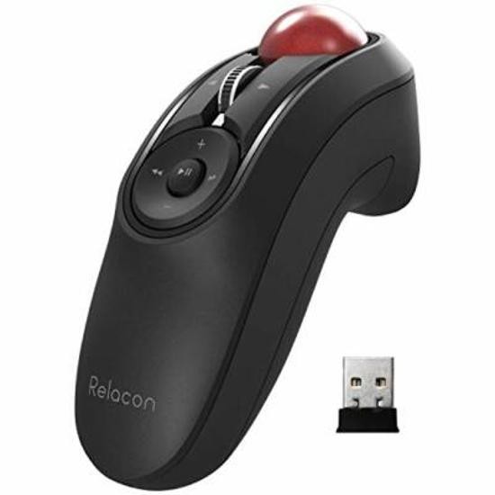 ELECOM Mouse Wireless receiver included Trackball Handy Type M-RT1DRBK