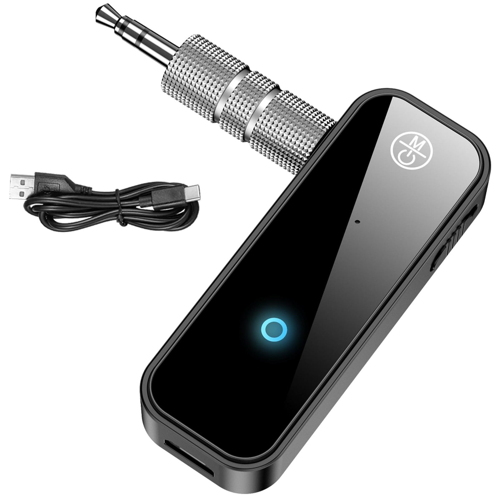 Upgraded AUX Bluetooth 5.4 Adapter for Car, 2 in 1 Wireless Bluetooth Transmi...