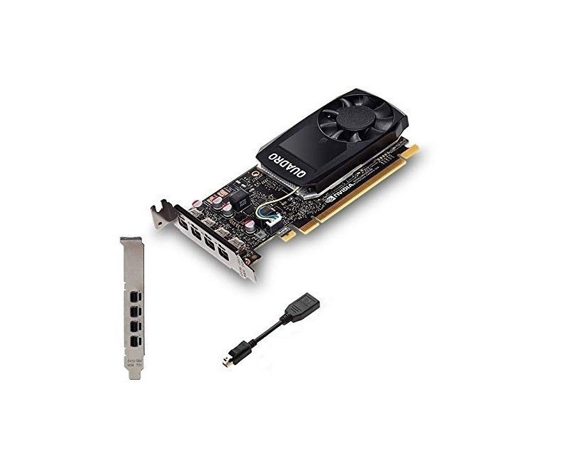 4GB HP nVIDIA Quadro P1000 4x MDP PCI EX 3.0 Graphics Card 1ME01AT