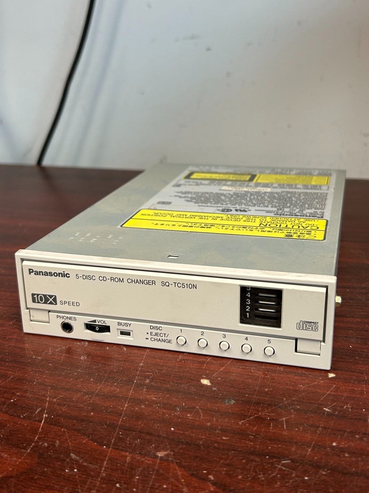 Vintage Panasonic SQ-TC510N 5 Disc CD Desktop IDE Drive #95