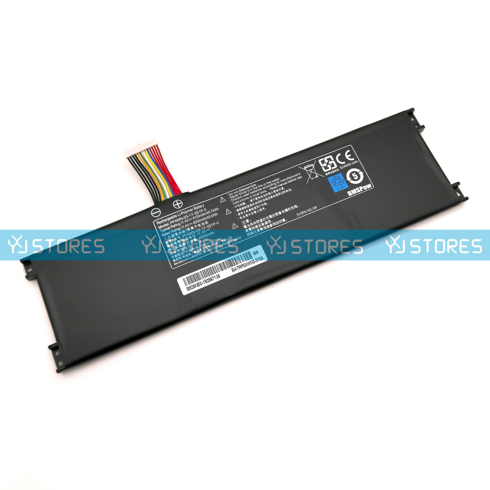 Genuine PF4WN-00-13-3S1P-0 PF4WN-03-17-3S1P-0 Battery for Walmart Motile M142