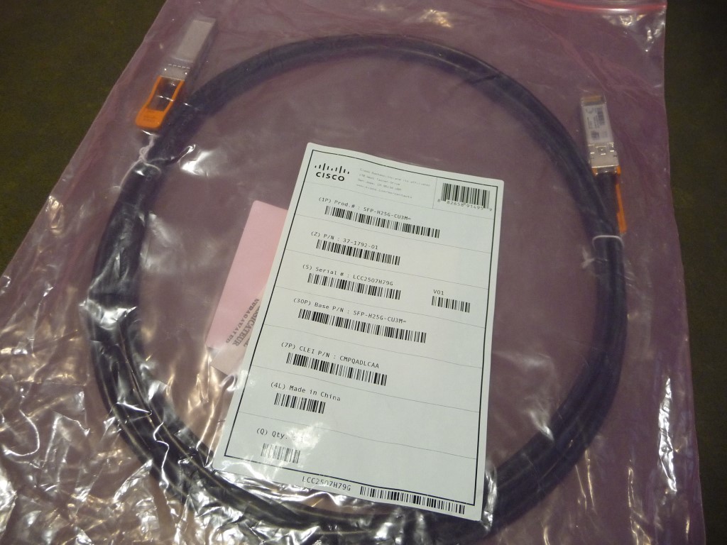 AU SELLER NEW Cisco SFP-H25G-CU3M 37-1792-01 25G  SFP28 PassIve DAC Twinax CABLE