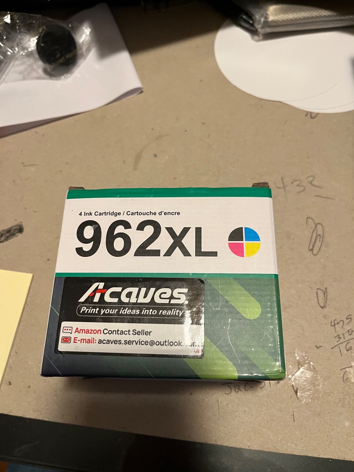 Acaves 962XL (4) Ink Cartridges (New)