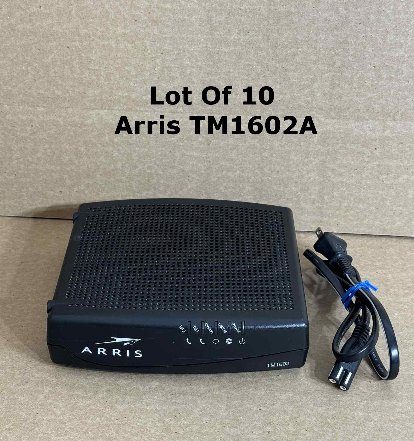 Lot of 10 Arris TM1602A Docsis 3.0 Telephony Cable Modems Charter Optimum