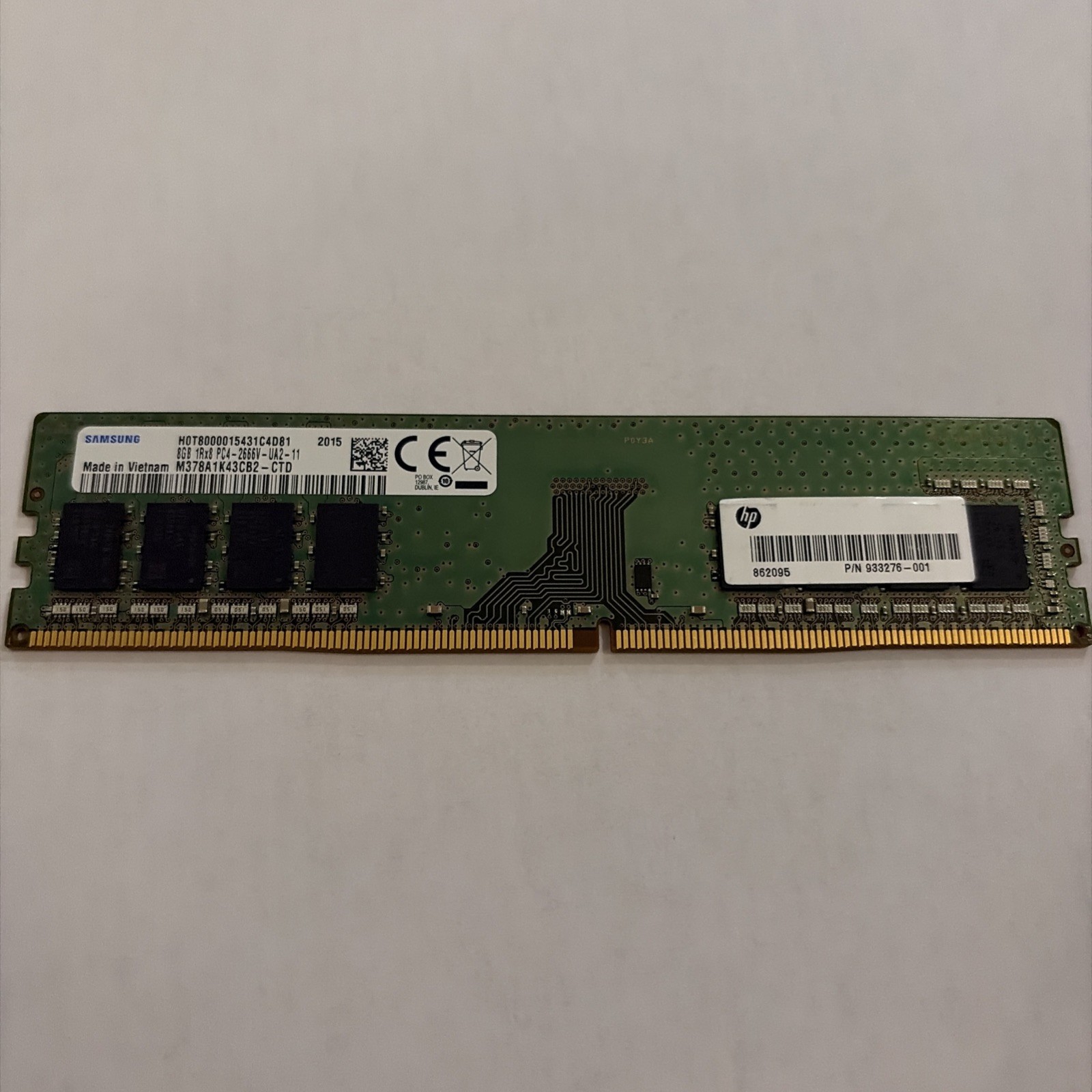Samsung 8GB DDR4 2666 PC4-21300 M378A1K43CB2-CTD M378A1K43DB2-CTD Memory RAM