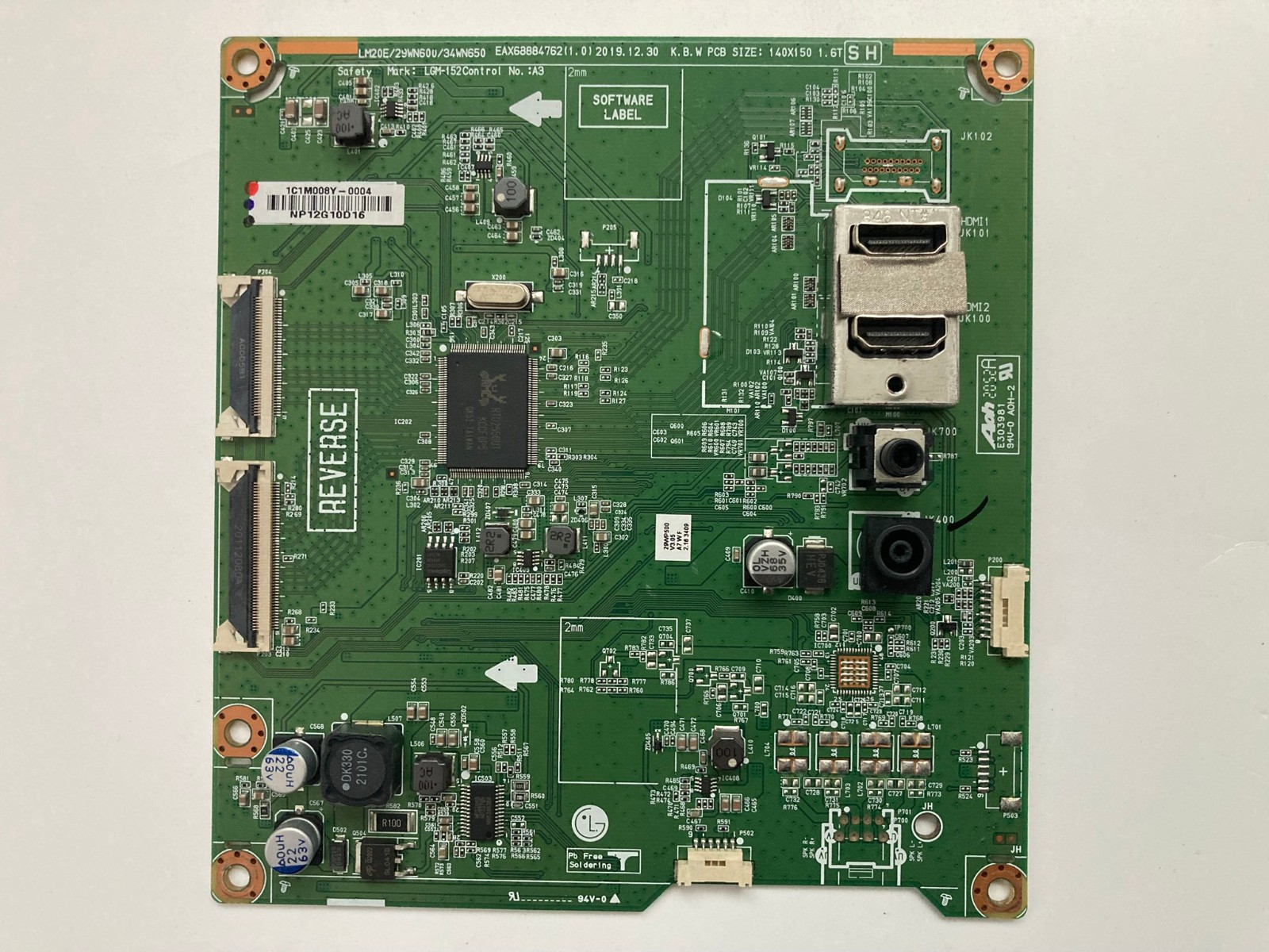 EAX68884762(1.0) Main Board / LG 29WP500-B LED Monitor / LGM290BI4 / OEM Part
