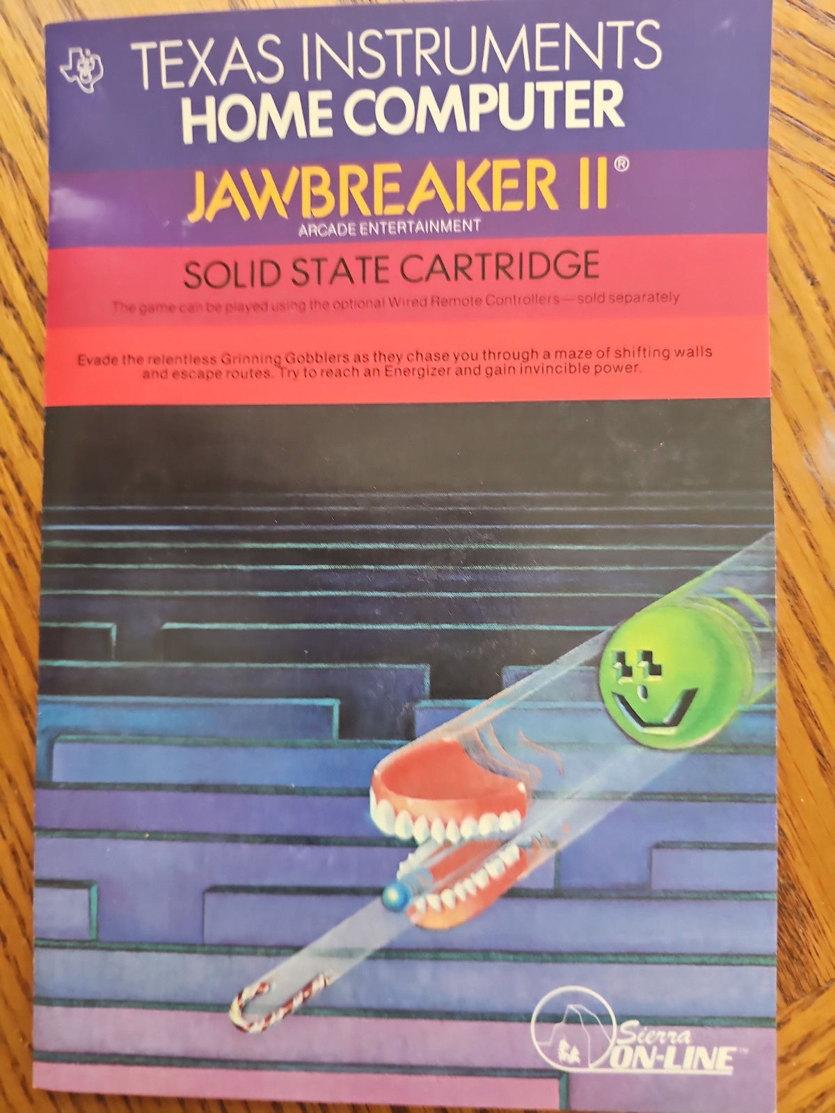 JAWBREAKER II TI-99/4A TI-99/4 TI99  Module CARTRIDGE Untested