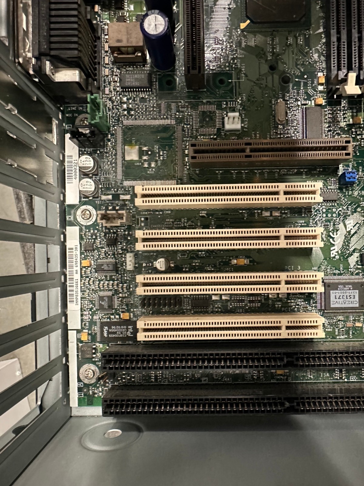 Compaq Slot 1 Motherboard Intel 440BX AGP 4x PCI 2x ISA SDRAM Vintage Retro