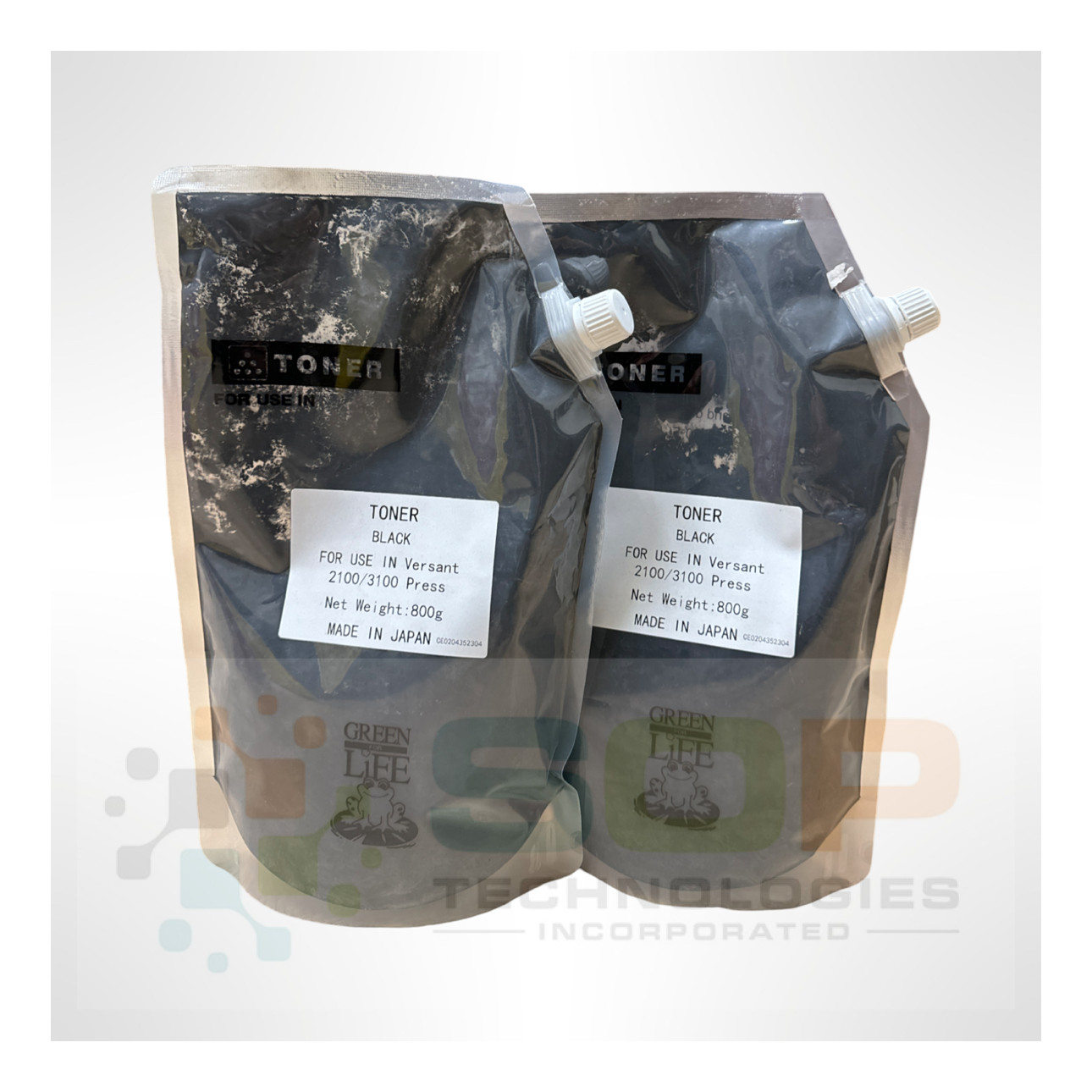 Japan Replacement Toner Refill For Xerox Versant 2100/3100 2bags 1600grms+1 Chip