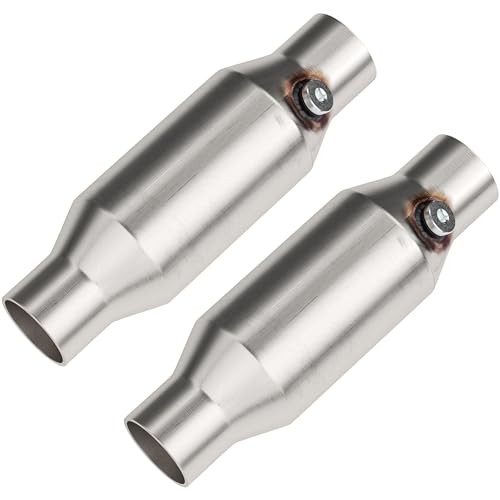  2" Universal Catalytic Converter, 2" Inch Inlet/Outlet Cat 2 Inch 2 pack
