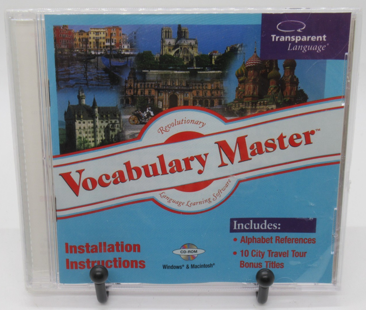 TRANSPARENT LANGUAGE - VOCABULARY MASTER CD-ROM LEARNING SOFTWARE WIN/MAC