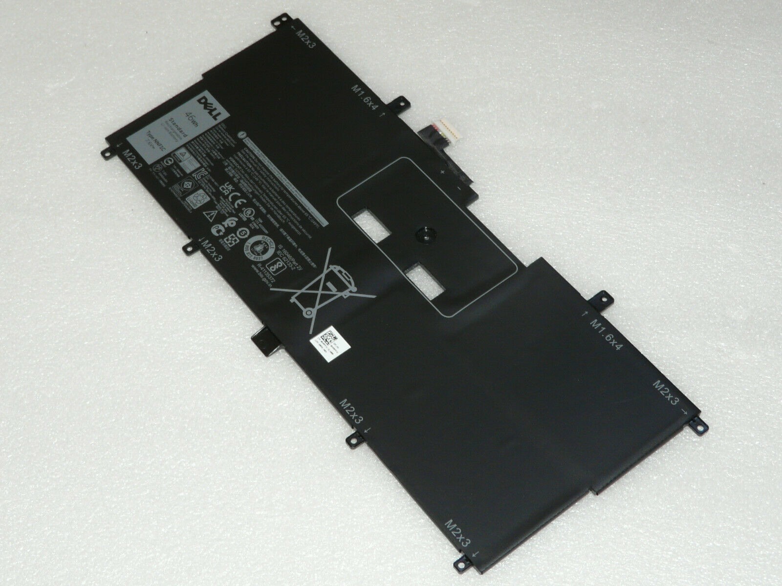 Genuine Laptop Battery NNF1C HMPFH For D ell XPS 13 9365 2-in-1 D1605TS Series