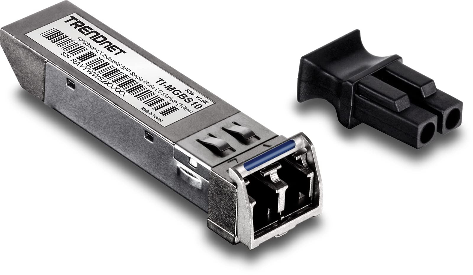 TRENDnet SFP RJ45 Industrial Single-Mode LC Module (10km), TI-MGBS10