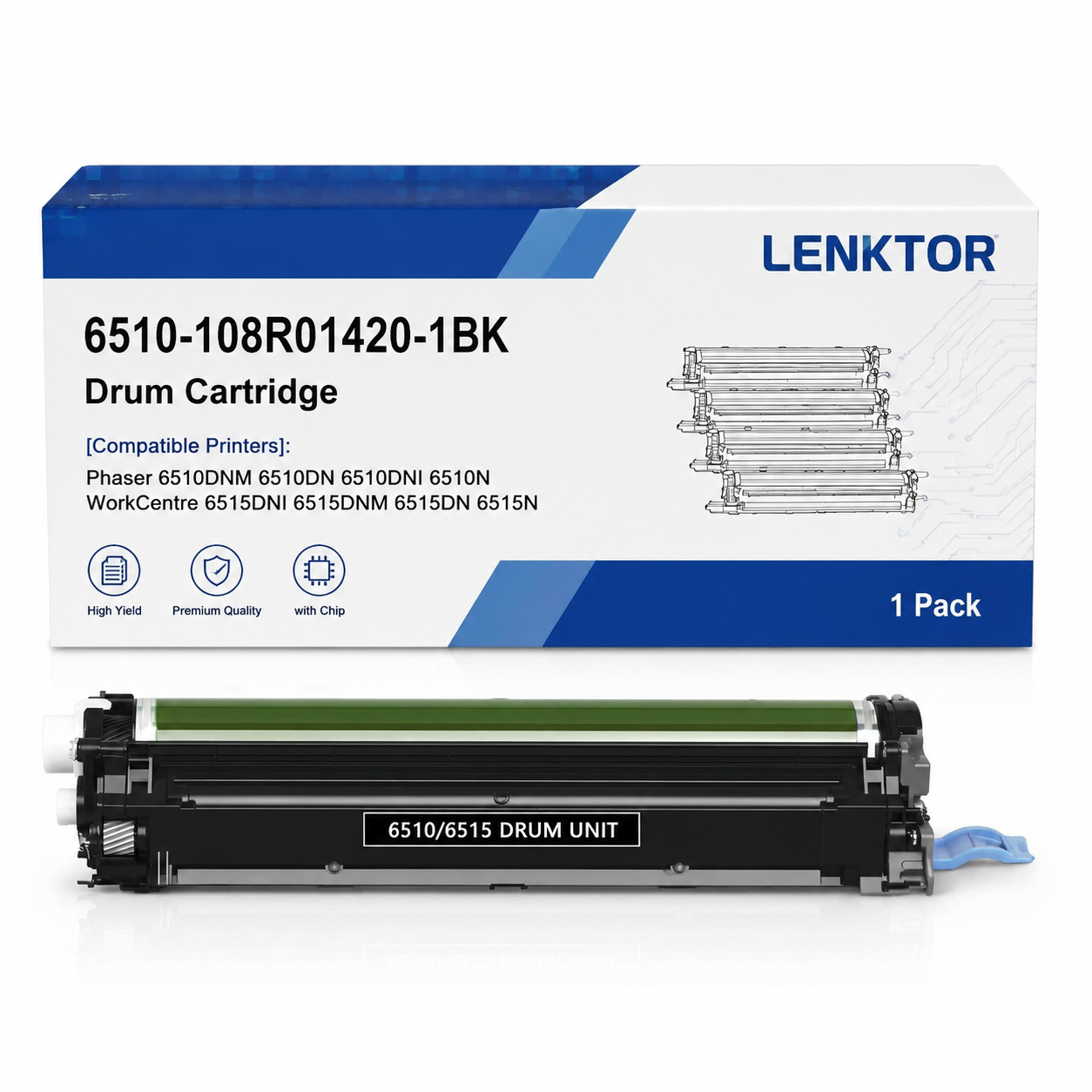 6510 108R01420 1BK Drum Unit for Phaser 6510DNI WorkCentre 6515DN 6515 Laser