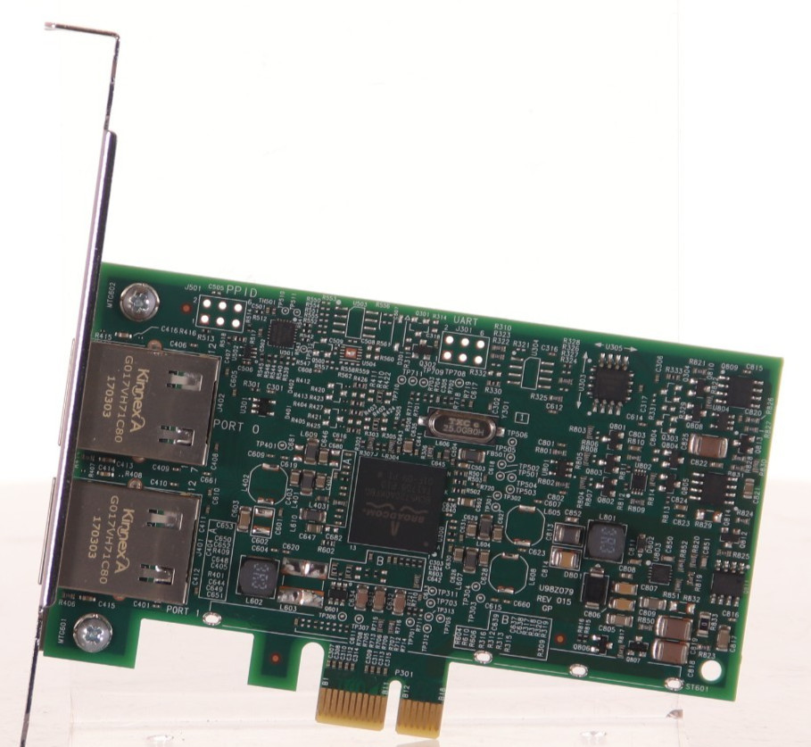 0FCGN 00FCGN DELL BROADCOM 5720 Dual Port Gigabit PCIe Network Interface Card
