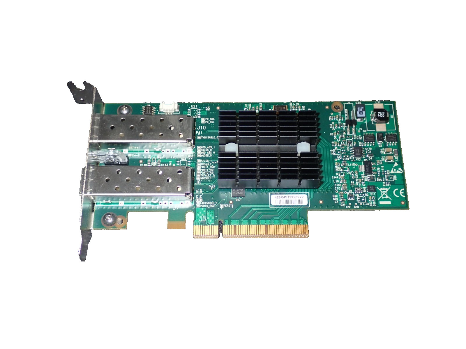 IBM 00E1493 PCIe2 LP 2-Port 10 GbE Gigabit RoCE SFP+ Ethernet Adapter