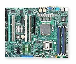 Supermicro PDSME Motherboard - E7230 LGA775 DC MAX 8GB DDR2 ATX PCIE 4PCIX VID