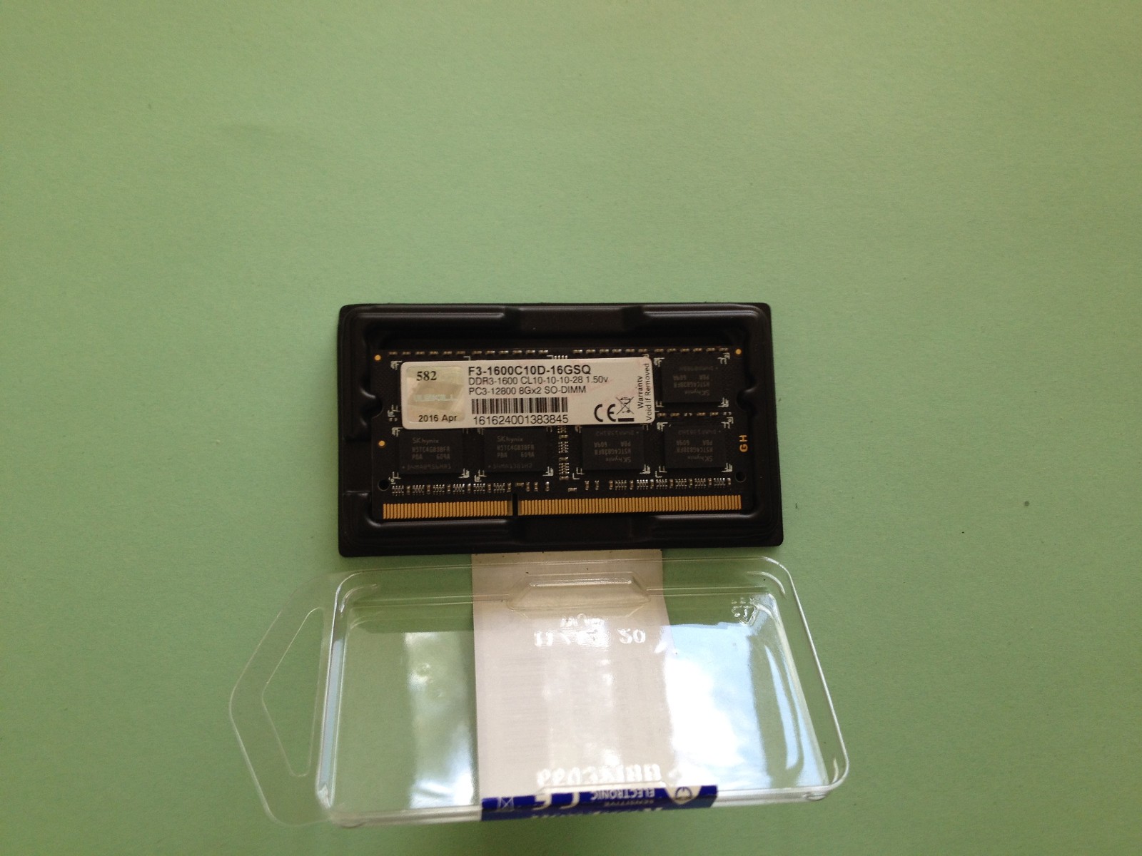 G.Skill 16GB RAM DDR3-1600 8Gx2 SO-DIMM