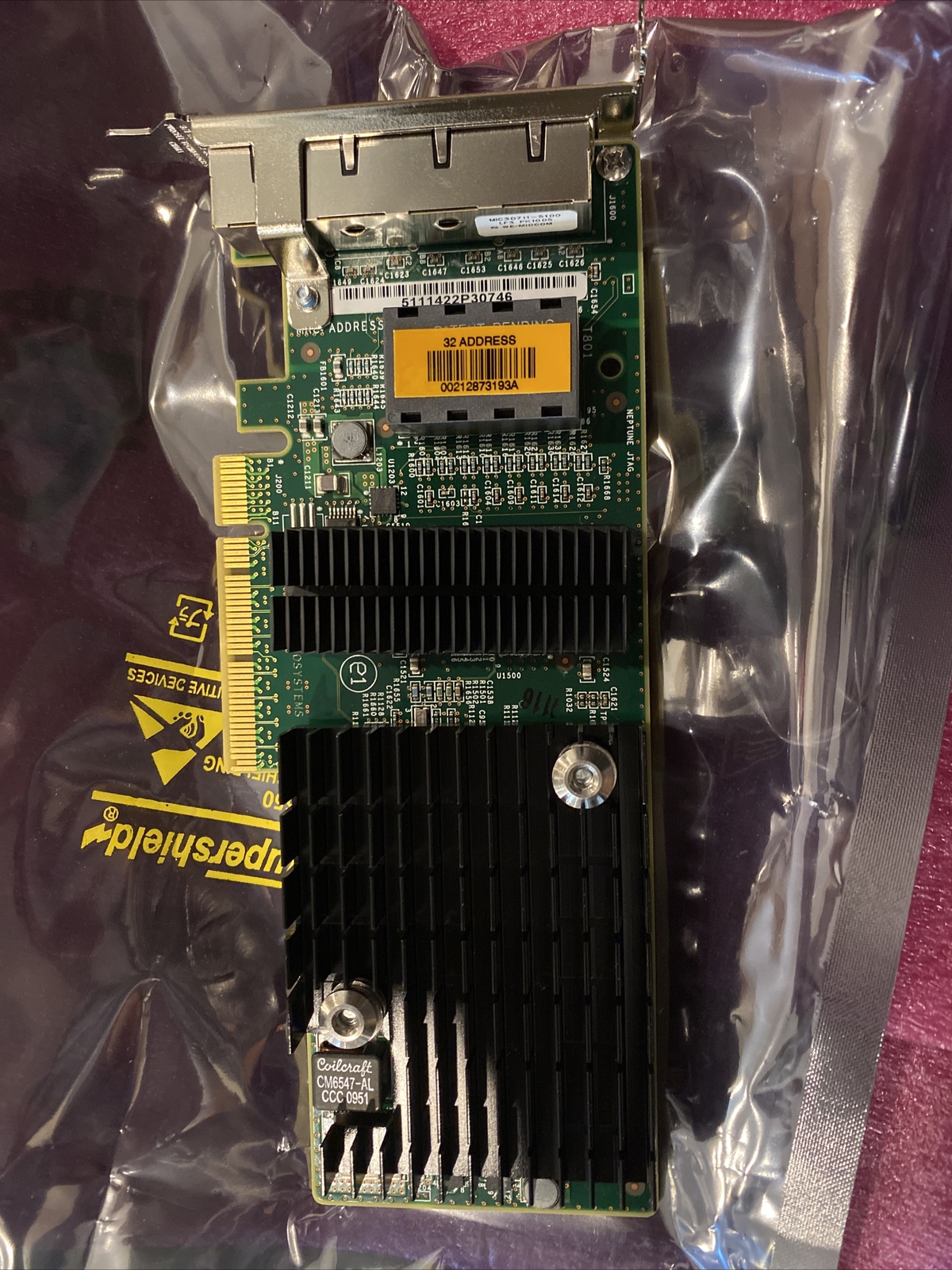 Sun Microsystems ATLS1QGE 511-1422-01 Quad-Port Gigabit Ethernet PCIe NIC