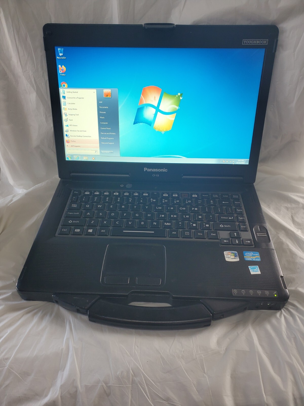 Panasonic Toughbook CF-53 Touch _i5-3320M 2.60GHz 8GB - 256GB SSD, WIN 7 Pro, 