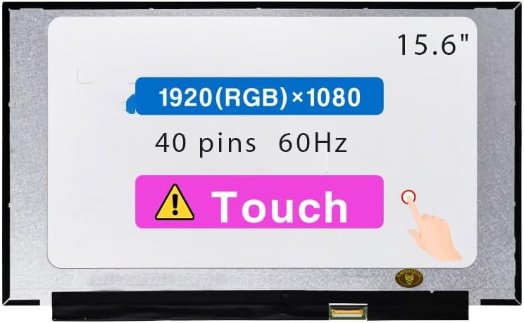 New LCD Screen for Acer Conceptd 3 CC315-72G FHD 40pin Touch Display