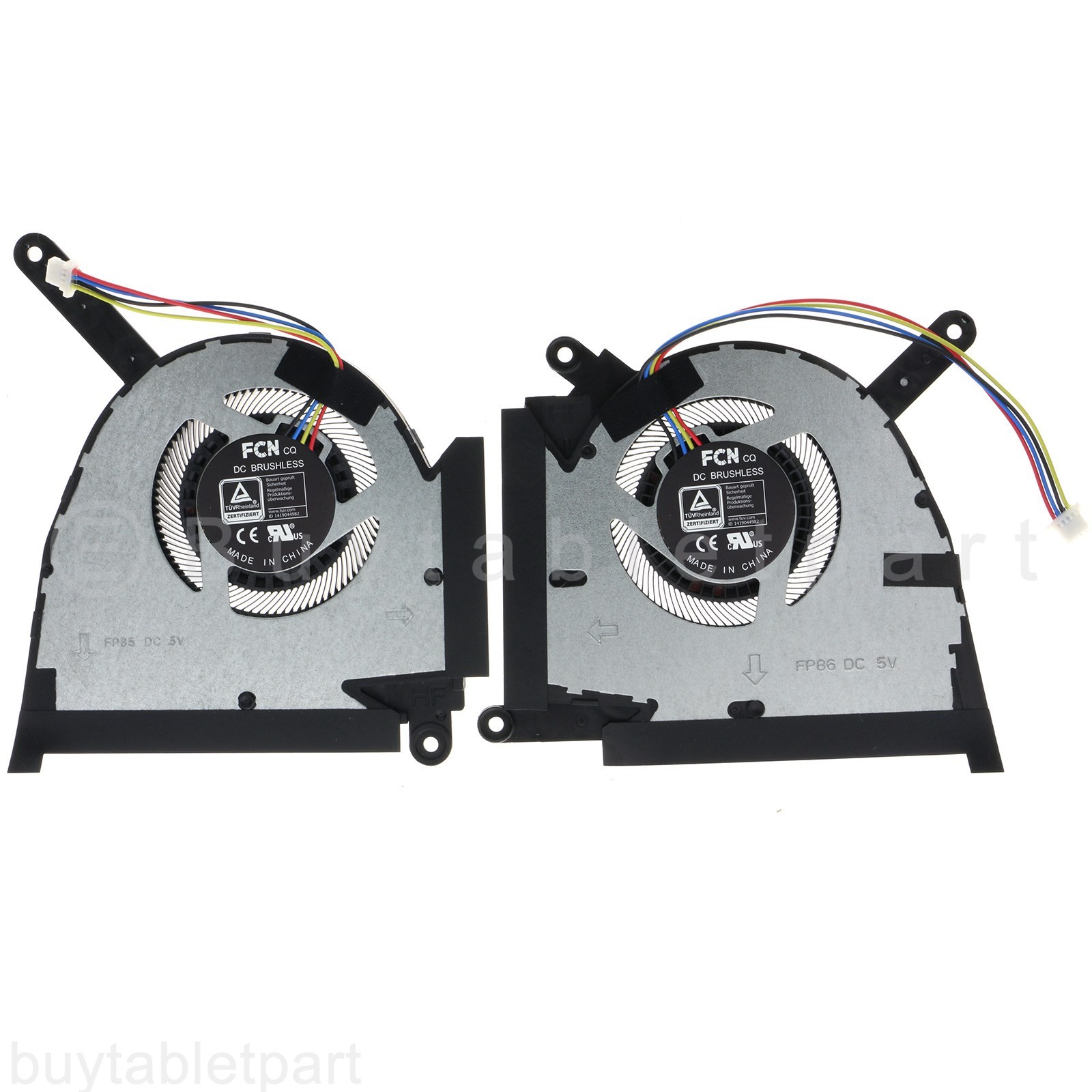 NEW CPU & GPU Cooling Fan For ASUS FX517ZC FX517ZE 13NR0950P01011 13NR0950P02011