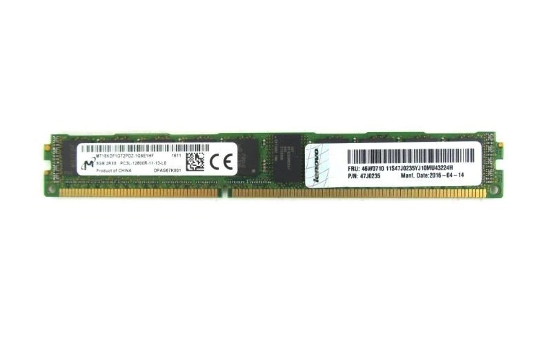 8GB IBM Lenovo PC3L-12800 1600 Very Low Profile RAM 46W0710