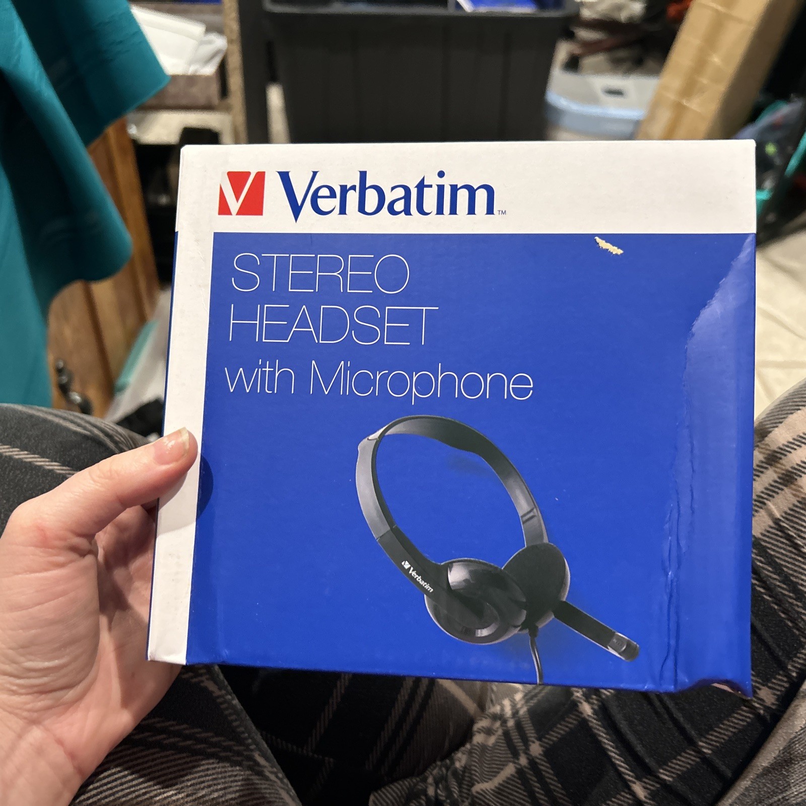 Verbatim 70721 Stereo 3.5mm Headset Microphone Black