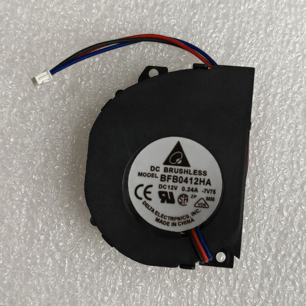1pc For DELTA BFB0412HA 50x40x10mm 4010 DC 12V 0.24A Blower Fan 3pin Connectors