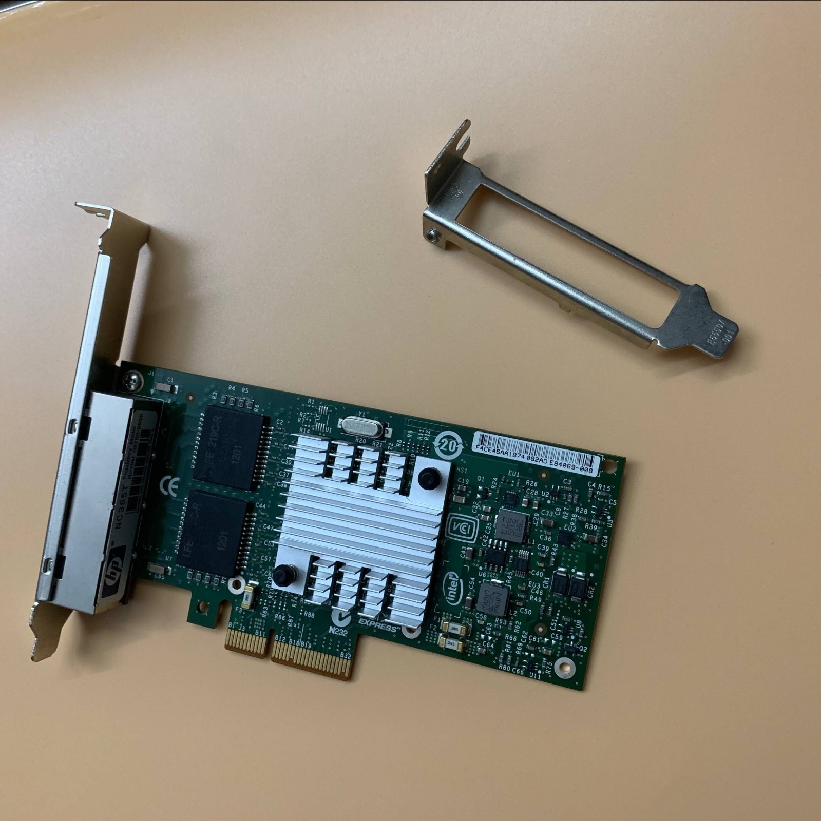 NC365T For Intel I340-T4 593743-001 4Port PCIe 2.0 x4 Ethernet Adapter