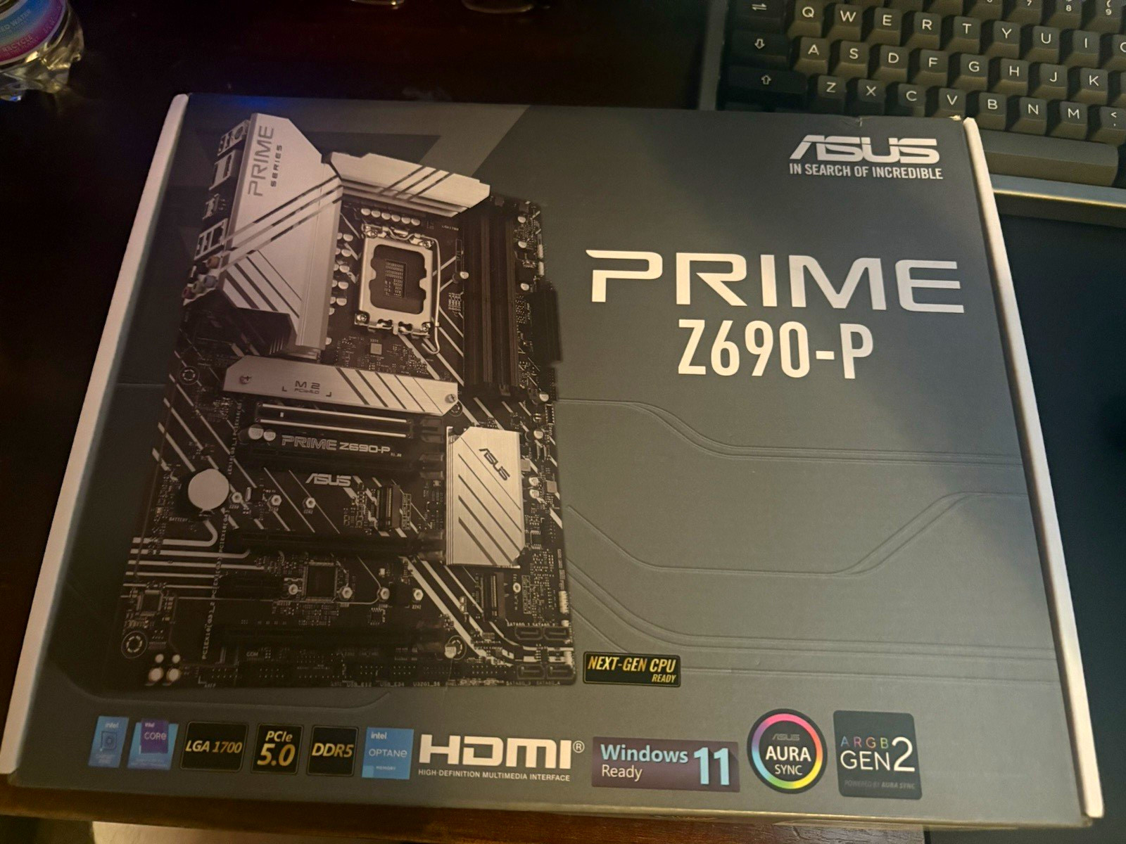 ASUS PRIME Z690-P ATX Intel LGA1700 DDR5 PCIe 5.0 M.2 HDMI Gaming Never Used