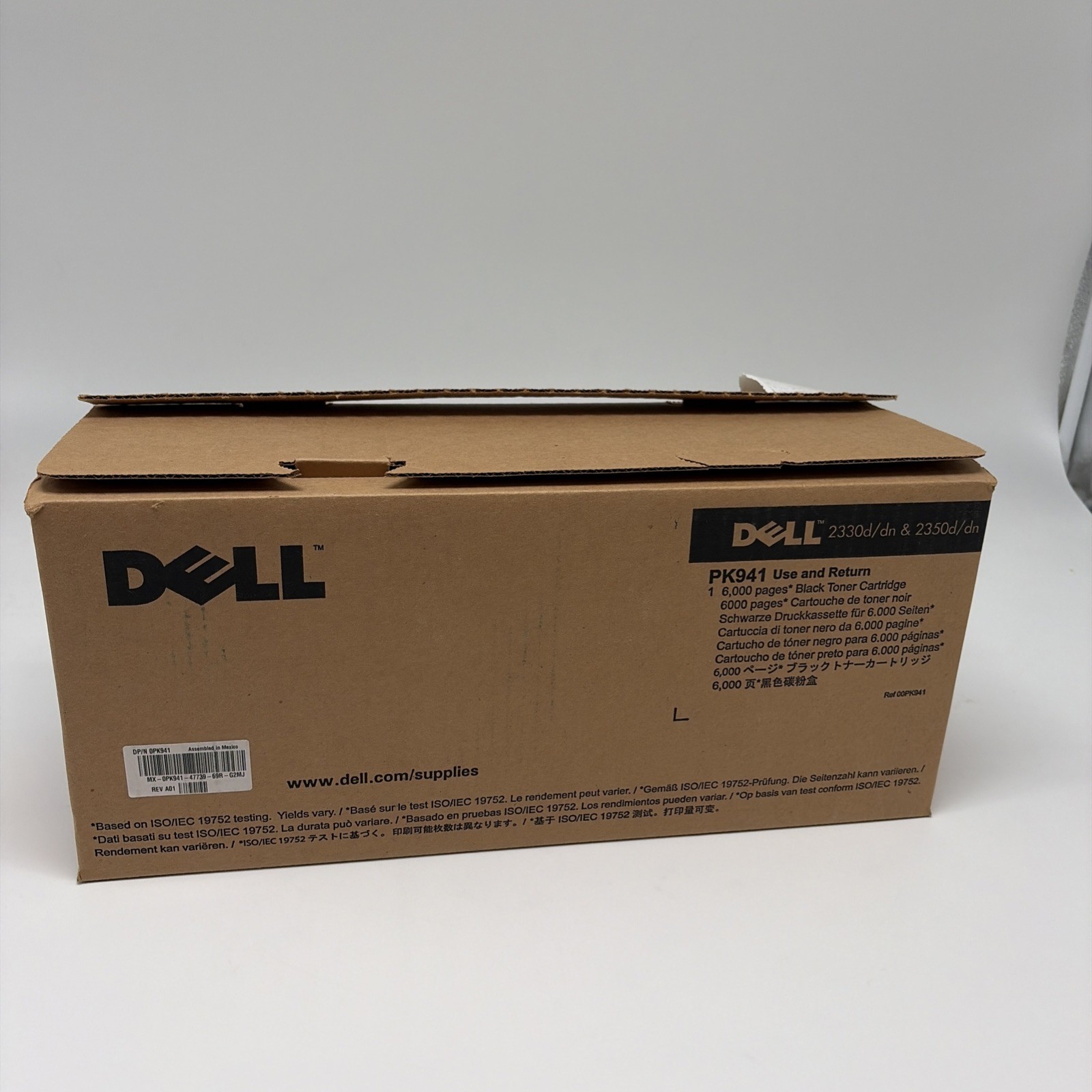Genuine Dell PK941 High Capacity Black Toner 2330d 2330dn 2350d 2350dn open box