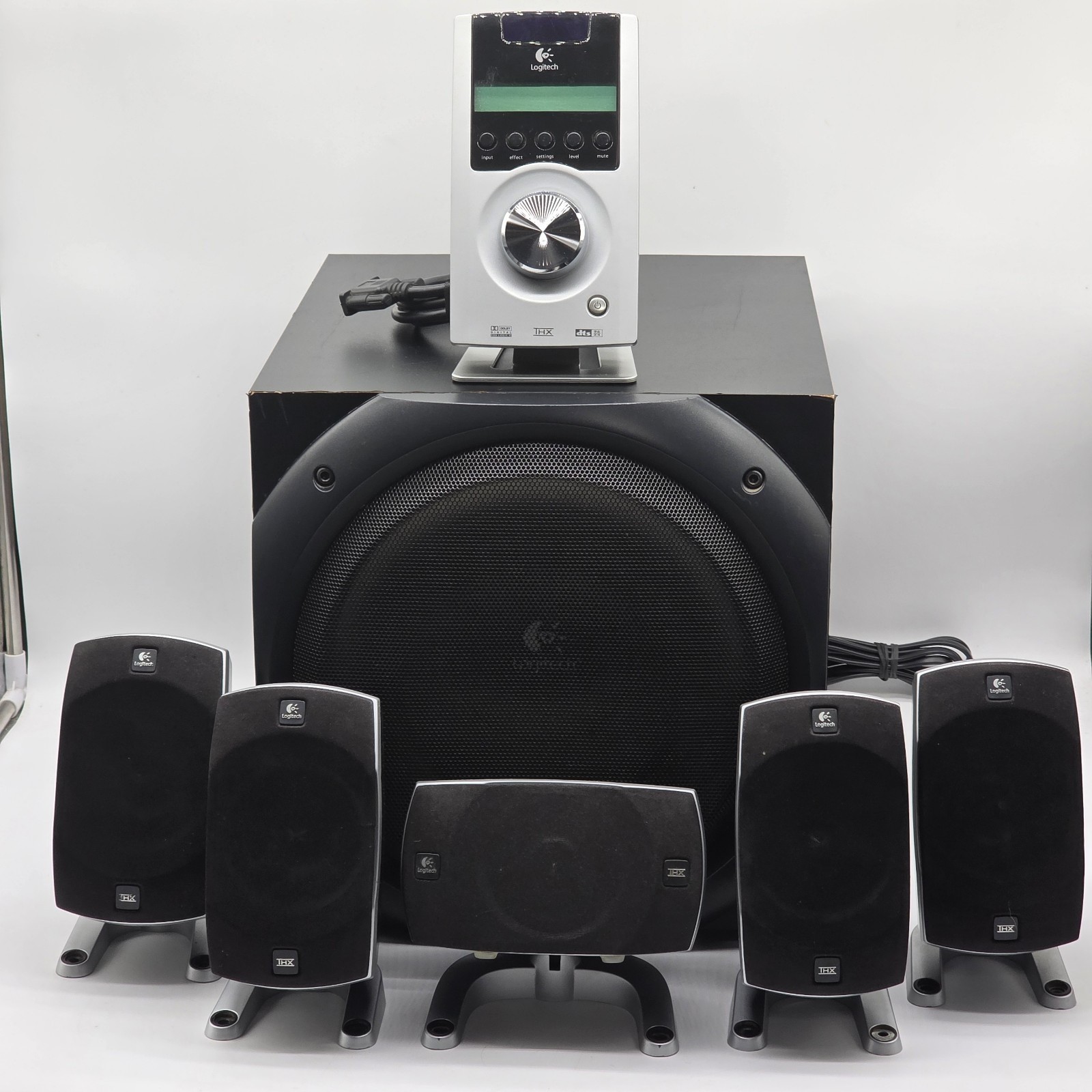 Logitech Z5500 THX-Certified 5.1 Speaker System- Tested PLEASE READ DESCRIPTION