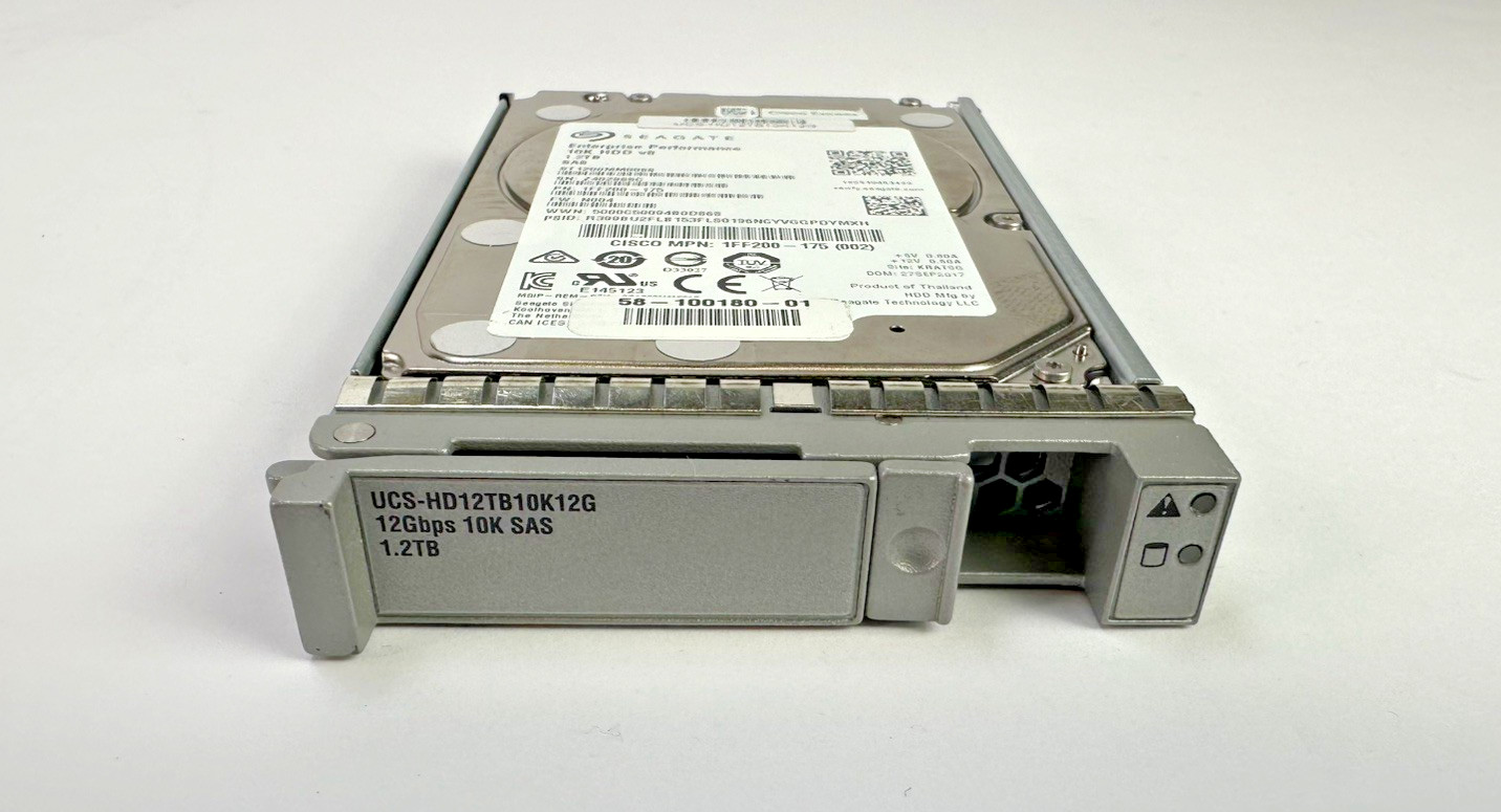 Cisco 1.2TB 10K RPM SAS 12Gbps HDD 2.5 SFF Hard Drive M3 M4 UCS-HD12TB10K12G