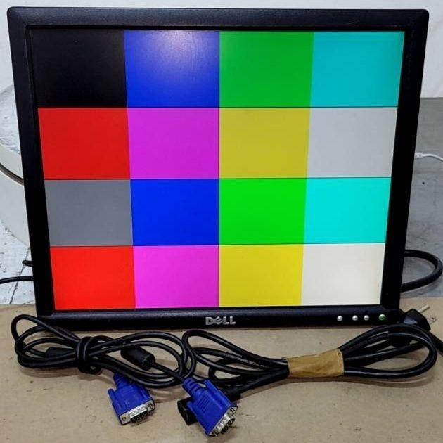 DELL 1704fptt 0y4299 17" Monitor VGA DVI GRADE C SEE NOTES