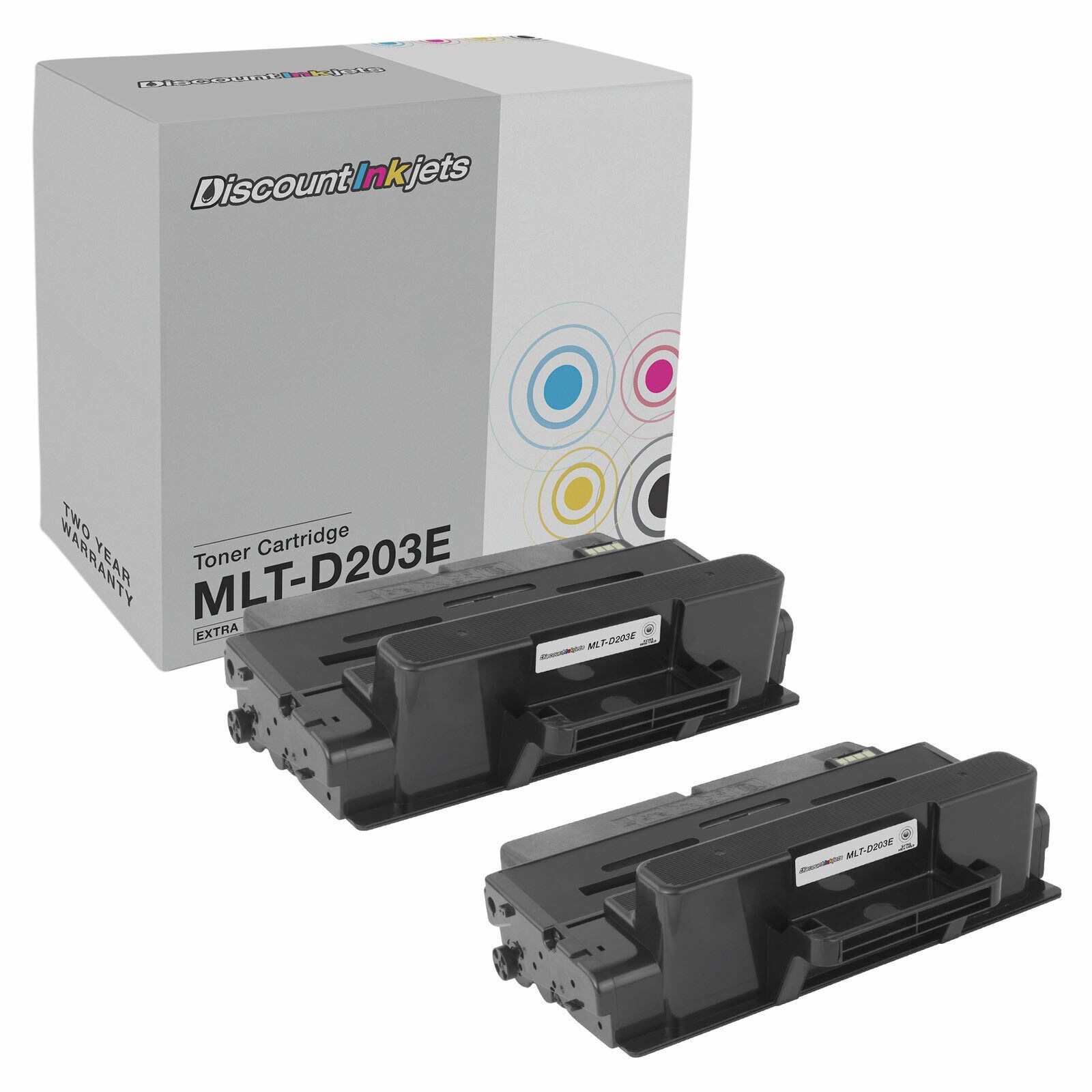2PK MLT-D203E for Samsung 203E BLACK Extra HY Toner Cartridge SL-M4020 SL-M3820D