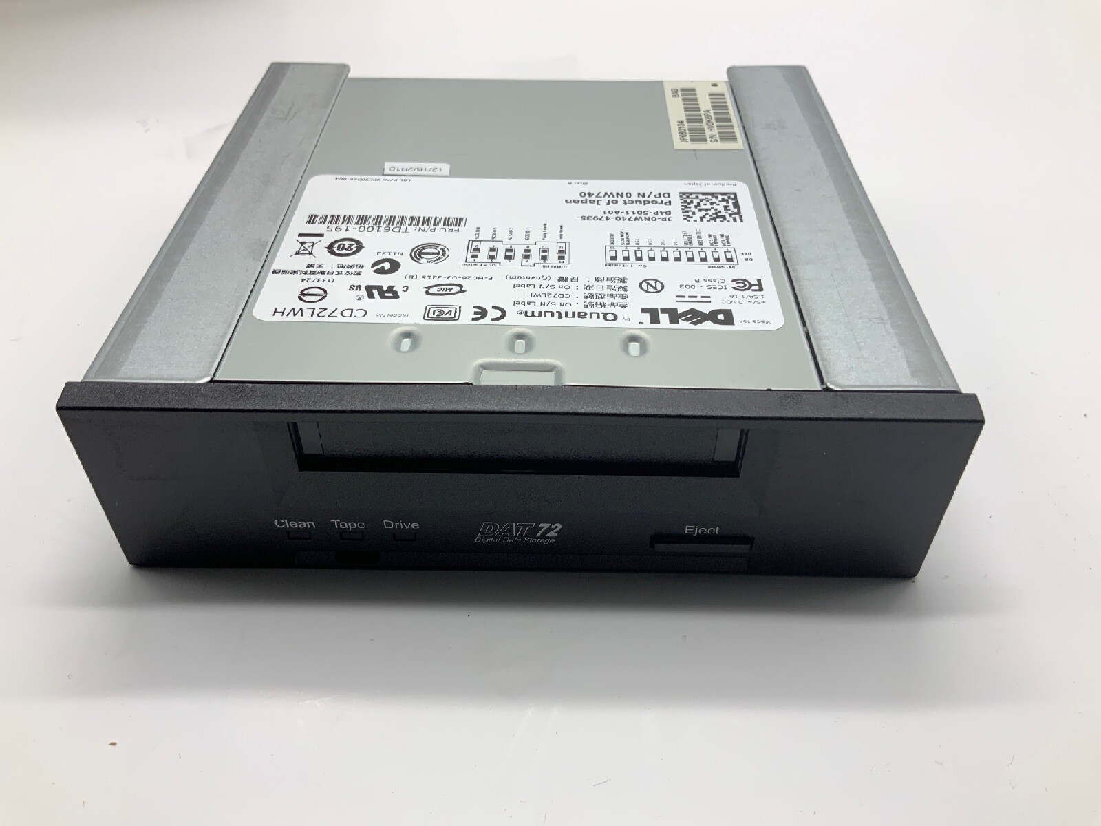 Dell DAT 72 - Tape drive ( 36 GB / ) DAT-72 internal 5.25" refurbished for...