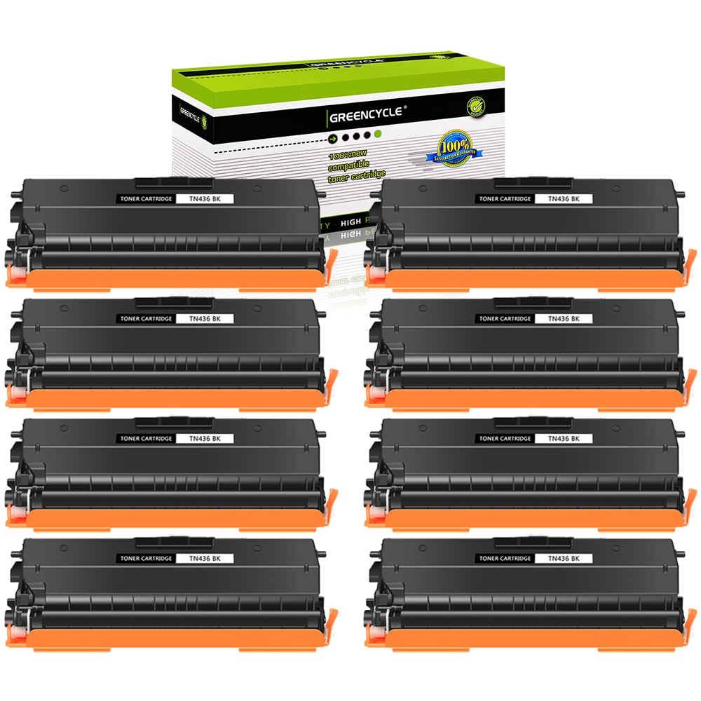 8PK TN436 BK Toner Fit for Brother DCP-L8410CDW MFC-L8690CDW L8900CDW L8610CDW